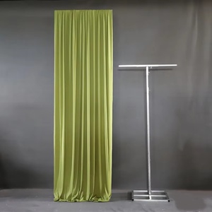 Đảng giai đoạn trang trí nội thất Ống treo lên sắt mạ kẽm Backdrop Rack Ống treo lên Kit có thể điều chỉnh đám cưới Backdrop đứng - Product Image 2