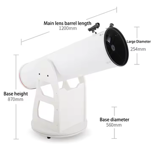 Kính viễn vọng thiên văn DOB cổ điển Ống rắn thiết kế truyền thống dễ sử dụng cho người mới bắt đầu để quan sát bầu trời sao - Product Image 6