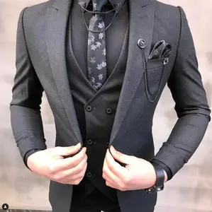 NAYIJI Custom Business single breasted mens suits High quality nicest suites men turkey Regular Fit Shawl Lapel blazers men