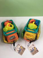 Jouets de plage multifonctionnels en plastique durable, 10 pièces, style estival pour enfants, outils de creusement de sable d'extérieur avec moule