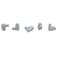 Connecteur coudé fileté sur mesure, adaptateur de capteur hydraulique haute pression, pièces tournées CNC