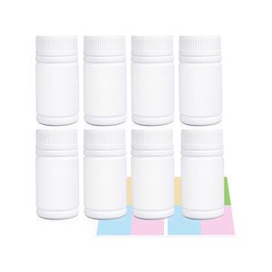 Botellas de HDPE Vacías de Grado Farmacéutico de 25ml-175ml con Tapa de Rosca y Logotipo Personalizado Serigrafiado para Cápsulas de Píldoras - Product Image 1