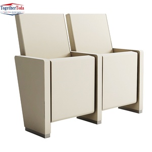 Silla Plegable de Hierro y Tela de Alta Calidad para Iglesia, Hotel, Salón Comercial, Teatro, Auditorio, Moderna, Venta al Por Mayor - Product Image 1