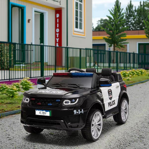 Auto de Policía para Niños de 2 a 4 Años y de 5 a 7 Años, de Plástico, con Batería de 12V, Eléctrico, con Control Remoto de 2.4G, Doble Puerta, Unisex - Product Image 4