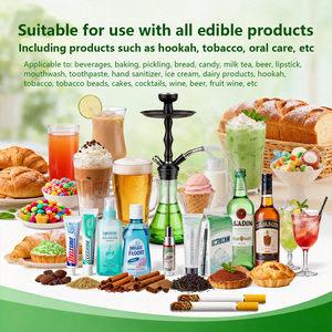 Poudre aromatisante fraise et tabac pour bonbons, boissons, thé au lait, crème glacée et café - Arôme alimentaire et tabac personnalisable - Product Image 3