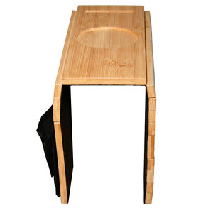 ที่วางแขนถาดวางโซฟาไม้ไผ่แข็งดีไซน์ใหม่สำหรับโซฟาโซฟาแบบพกพาที่วางบนโต๊ะพร้อมที่วางโทรศัพท์มือถือ - Product Image 4