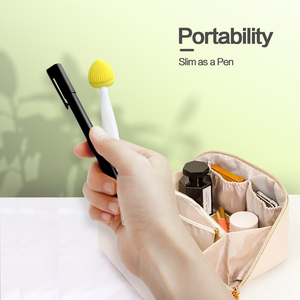 Nouveau Fasion Single Mini Vegan en forme de coeur Silicone épurateur Double tête outil nez points noirs nettoyage exfoliant lèvre gommage <span class=keywords><strong>brosse</strong></span> - Product Image 3