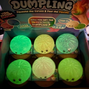 72pcs Cute Dumpling Balls Fidget Sensory Squeeze Dough Stress Relief Hand Toy Cube Pattern TPR Soft Adult Toys Back - Product Image 4