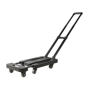 รถเข็นช็อปปิ้งพับได้ 6 ล้อ พร้อมโลโก้สั่งทำพิเศษ สำหรับขนย้ายสัมภาระ รถเข็นลากจูง รถเข็นบ้าน รถเข็นแบบเงียบ - Product Image 2