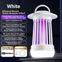 Lampe anti-moustiques électrique de bureau UV LED IP33, nouvelle lampe anti-moustiques pour chambre à coucher, rechargeable par USB