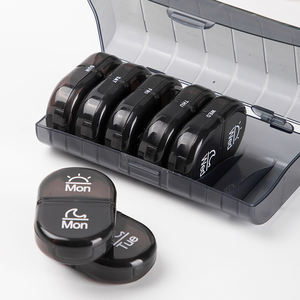 Boîtes <span class=keywords><strong>de</strong></span> rangement pour médicaments en plastique PP <span class=keywords><strong>de</strong></span> <span class=keywords><strong>poche</strong></span> en gros, 7 jours, 14 compartiments, matin et soir, organiseur <span class=keywords><strong>de</strong></span> pilules - Product Image 5