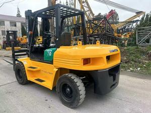 Used Komatsu FD70 7 Ton Diesel <b>Forklift</b> Japan Original Counterbalance <b>Forklift</b> For Warehouse Port Heavy Load Handling - Product Image 1