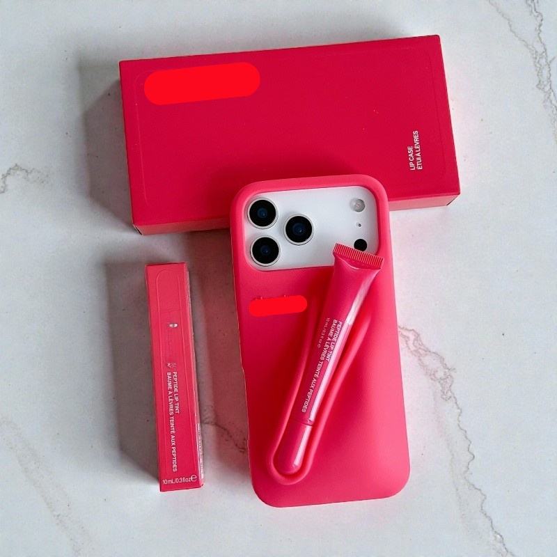 red--guava spizitt  (case+lip gloss+ paper box)
