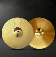 Cymbales de batterie en laiton durables et pratiques, disponibles en plusieurs tailles : 6/8/10/12/14/16/18/20 pouces