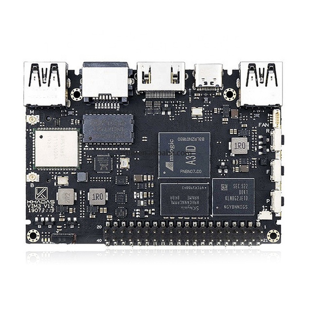 Khadas VIM3 Basic/pro Amlogic A311D SBC with 5.0 Tops NPU Single Board Computer CN;GUA OEM