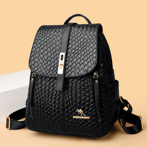 <span class=keywords><strong>Sac</strong></span> <span class=keywords><strong>à</strong></span> <span class=keywords><strong>dos</strong></span> de voyage décontracté pour <span class=keywords><strong>femme</strong></span>, style coréen, grande capacité, antivol, nouvelle mode rétro automne-hiver - Product Image 3