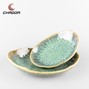 Plato creativo japonés de porcelana para sushi y sashimi, plato de pescado de cerámica de diseño único para <span class=keywords><strong>restaurante</strong></span> con logotipo personalizado - Product Image 1
