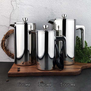 Nouveau design <span class=keywords><strong>percolateur</strong></span> à café professionnel en acier inoxydable <span class=keywords><strong>percolateur</strong></span> meilleure cafetière à double paroi - Product Image 4