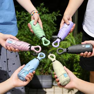 Parapluie capsule UPF50 personnalisé avec logo, 22 cm, mini, portable, pare-soleil pour femme, idéal pour les voyages et les cadeaux de détail. - Product Image 2