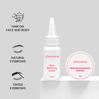 Poudre décolorante professionnelle pour sourcils et poils du visage