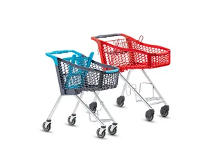 Xgmt Groothandel Supermarkt Winkelen Trolley Munt Sloten/Winkelwagen Wiel Slot