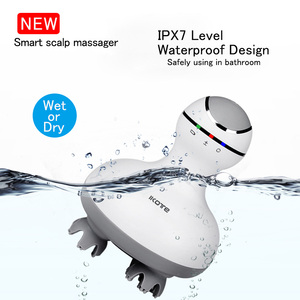 Waterproof Scalp Head Massager Projeto vibratório para o crescimento do cabelo e circulação sanguínea massagem produto - Product Image 5