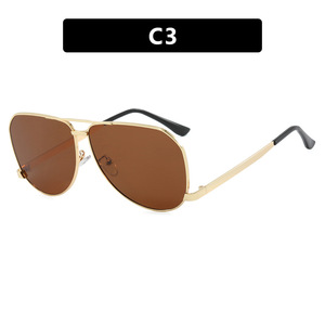 Gafas de Sol de Moda para Senderismo, Estilo Vintage Punk, Montura Metálica, Anti Luz, para Mujer, de Lujo, Tendencia - Product Image 4