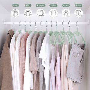 Cintres en velours, cintres en feutre robustes pour chemises et pulls, cintres antidérapants sans épaules en relief pour armoire - Product Image 6