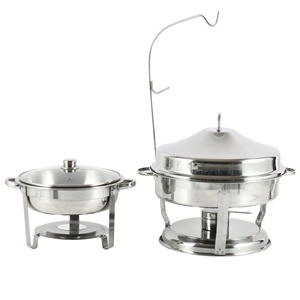 Commercial Supplies Stainless Steel Equipment Food Warmer Catering <strong>Chafing</strong> <strong>Dish</strong> <strong>Buffet</strong> <strong>Set</strong> - Product Image 2