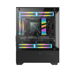 Ruix Venus di alta qualità Micro-ATX custodia per Computer da gioco 4 pci-e slot 0.4mm SPCC Mid Tower con stato di Stock - Product Image 6