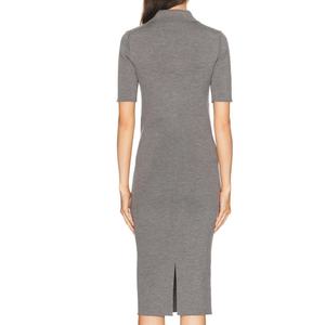 เดรสผู้หญิงแบบใหม่มาแรง ดีไซน์หรูหรา สไตล์ลำลอง เรียบร้อย ผ้าถัก ทรงเข้ารูป แขนสั้น ความยาวปานกลาง - Product Image 2