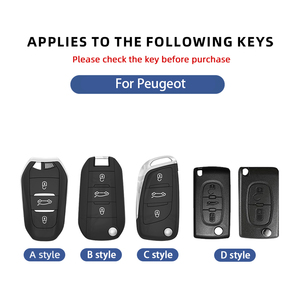 Étui de protection haut de gamme en métal pour <span class=keywords><strong>clé</strong></span> de voiture <span class=keywords><strong>Peugeot</strong></span> 408X 5008 308 2008 508L PHEV - Orange Gris Coque de <span class=keywords><strong>clé</strong></span> à protection intégrale avec <span class=keywords><strong>porte</strong></span>-clés - Product Image 2