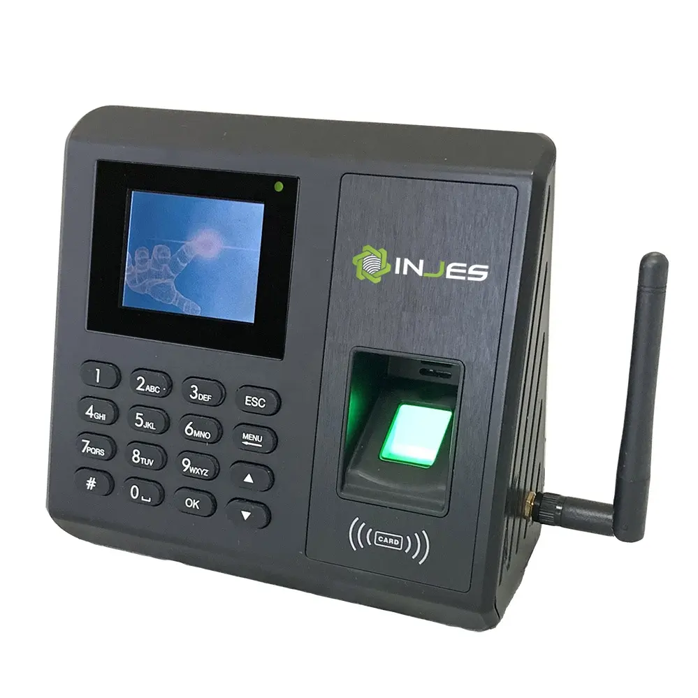 INJES Kartu RFID Nirkabel WIFI, Sistem Absensi Biometrik WIFI dengan GPRS