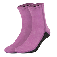 Chaussettes aquatiques en néoprène de 3 mm, semelle en caoutchouc antidérapante, chaussures aquatiques de plage pour femmes et hommes, natation, plongée en apnée, surf, yoga