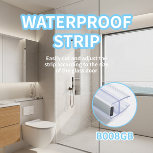 Venta caliente sello de <span class=keywords><strong>ducha</strong></span> tira de sellado de puerta de PVC suave con <span class=keywords><strong>perfil</strong></span> transparente de plástico de extrusión H - Product Image 4