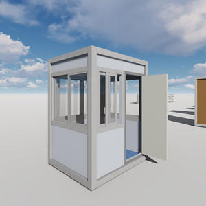 Caja de centinela prefabricada de fibra de vidrio, quiosco de cabina de seguridad para casa de Hotel al aire libre para cabina de peaje, Panel sándwich hecho para habitación - Product Image 3