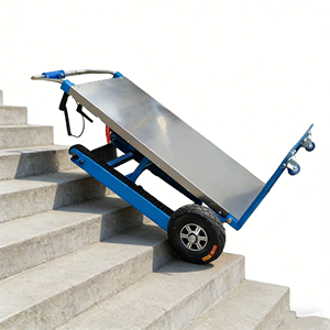 Chariot élévateur électrique à chenilles pour escaliers, capacité 400 kg, 1200W, robuste - Product Image 5