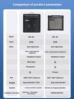 Haut-parleur audio haute puissance pour guitare basse électrique, batterie électronique, performance scénique, répétition de groupe, vente en gros