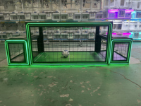 Table de football de table OEM avec deux buts et filet latéral fermé pour jeux de fête/location, certification CE