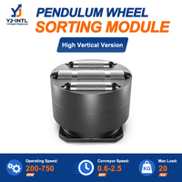 Système de tri automatique à roues pivotantes YJ-INTL, structure de plateau tournant modulaire à grande capacité, précision de 99,99 %
