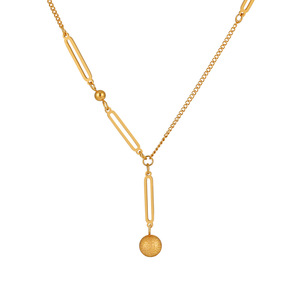 Collana con Ciondolo Classico in Acciaio Inossidabile Placcato Oro Impermeabile per Ordini all'Ingrosso – Ideale per Ogni Giorno, Weekend <span class=keywords><strong>e</strong></span> Regali per la Mamma - Product Image 1