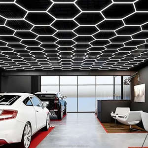 Haute Lumen lumière blanche bricolage assemblé LED hexagone plafond barbier lumière corps <span class=keywords><strong>de</strong></span> <span class=keywords><strong>lampe</strong></span> en aluminium 12V AC/DC alimentation - Product Image 4