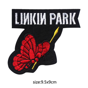 Toppe <span class=keywords><strong>Rock</strong></span> <span class=keywords><strong>and</strong></span> <span class=keywords><strong>Roll</strong></span> in ferro su ricamo <span class=keywords><strong>Rock</strong></span> Band Applique patch per cappello di abbigliamento - Product Image 3