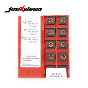 Plaquettes en carbure CNMG120404 JK115 pour fonte, plaquettes de tournage négatives, usinage CNC, personnalisable OEM - Product Image 4