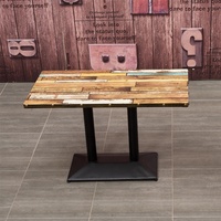 Table basse moderne de 4 pieds, robuste, mobilier de restaurant, prix bas, ensemble de table de 4 pieds pour salle à manger, café, bar, centre commercial, tables de restaurant