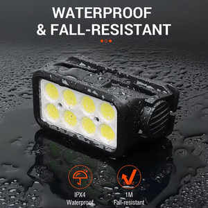 Linterna Frontal Súper Brillante con Sensor de Movimiento y 8 LED COB Recargables por USB para Camping, Senderismo, Pesca Nocturna - Product Image 4