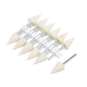 Offre Spéciale de polissage de feutre de laine de point monté pour l'outil rotatoire de <span class=keywords><strong>Dremel</strong></span> de polissage de miroir de moule - Product Image 4