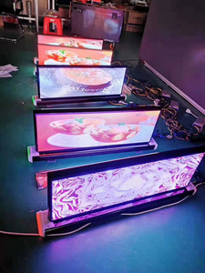 Thâm Quyến Nhà Máy Độ Sáng Cao Trong Suốt Quảng Cáo Led Taxi Cửa Sổ Màn Hình - Product Image 3