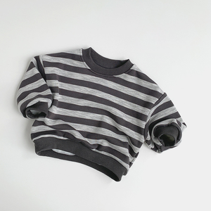 <span class=keywords><strong>Pull</strong></span> d'hiver pour garçons en gros, <span class=keywords><strong>pull</strong></span> rayé rétro pour enfants, vêtements, faible MOQ, hauts chauds pour filles et garçons d'hiver - Product Image 2