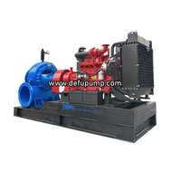 Pompe à débit mixte à moteur diesel 432 m³/h, basse pression, OEM personnalisée, haute capacité, pour l'assainissement des eaux propres